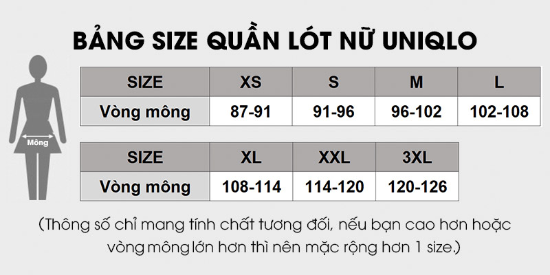 Hướng dẫn Số đo kích cỡ size quần áo Uniqlo Nhật Bản chuẩn mới #4 Hướng dẫn Số đo kích cỡ size quần áo Uniqlo Nhật Bản chuẩn mới